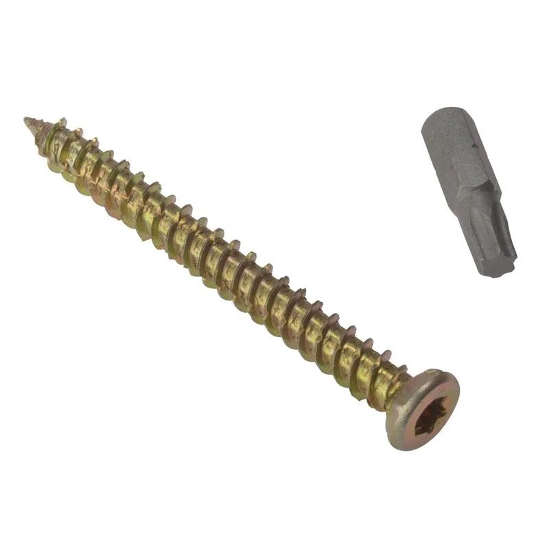 ForgeFix Concrete Frame Screw TORX® Compatible High-Low Thread ZYP