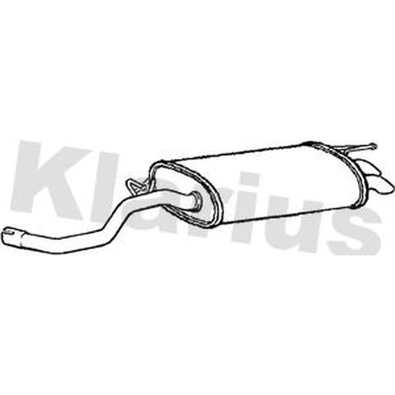 Klarius Box With Tail Pipe Rear AU402V
