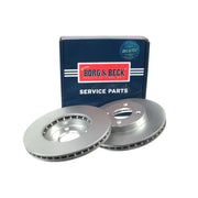 Borg & Beck 2 x Vented Front Brake Discs BBD5273