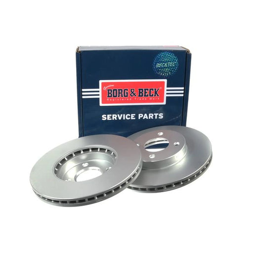 Borg & Beck 2 x Vented Front Brake Discs BBD5273