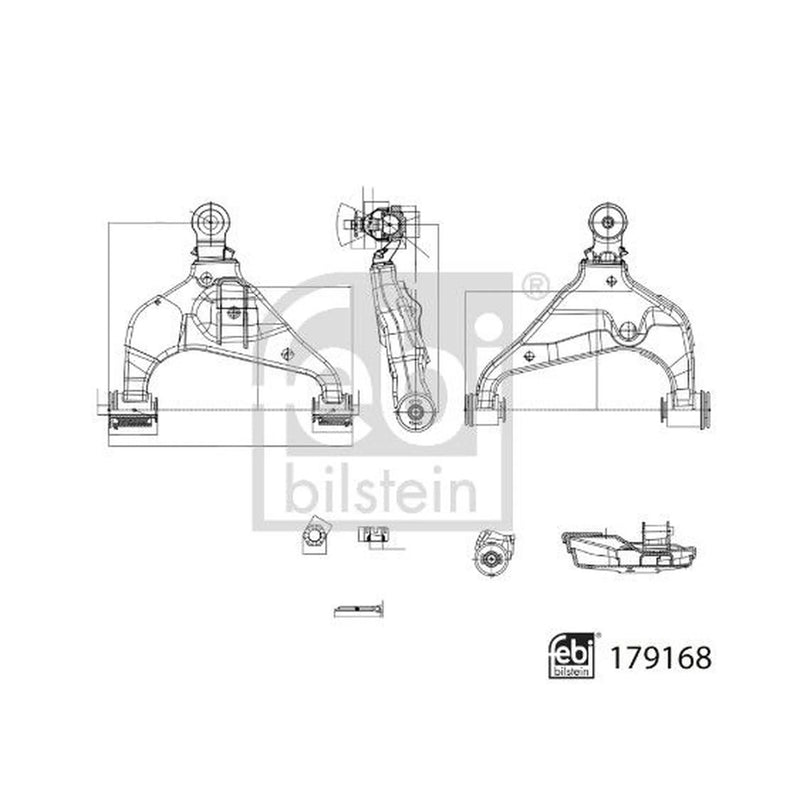 Febi Control/Trailing Arm Lower 179168