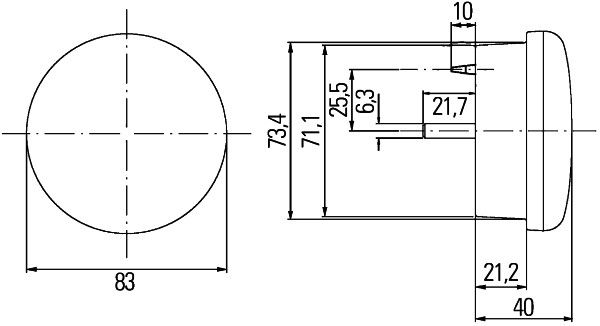 Hella 2BA 959 011-307 Direction Indicator