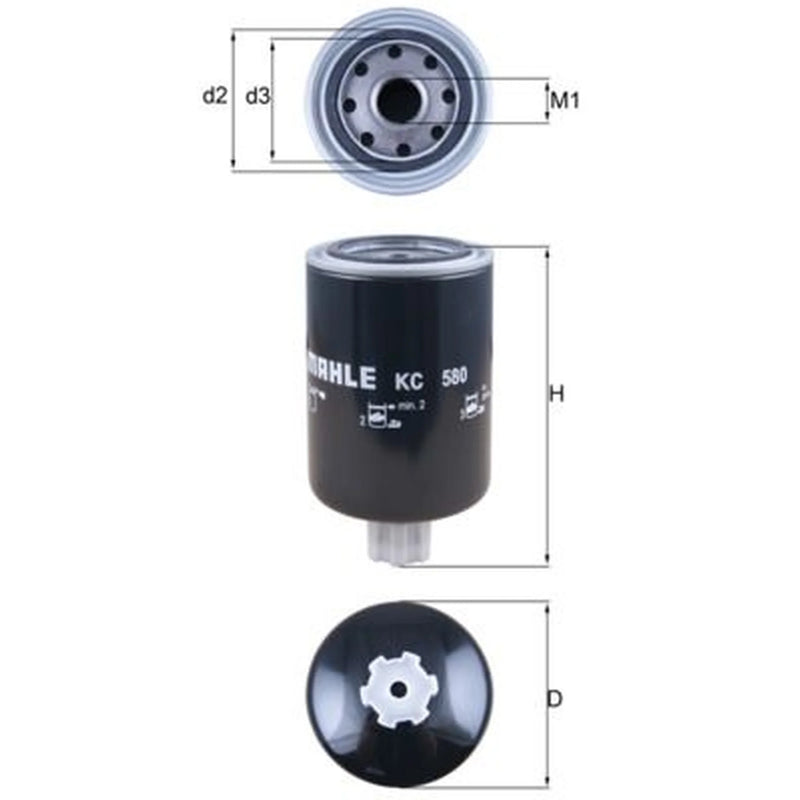 Mahle Fuel Filter Element KC 580