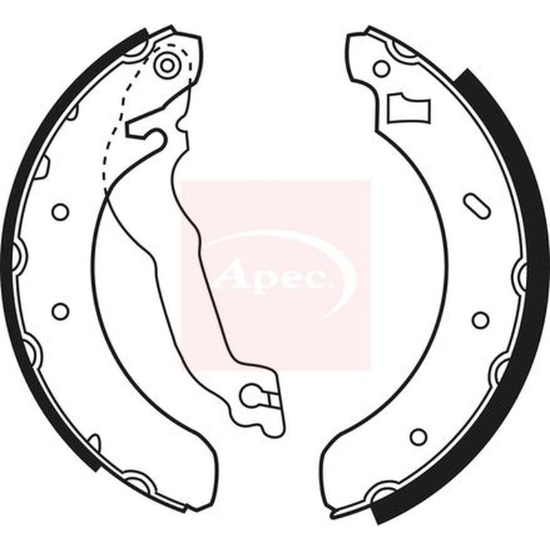 Apec Brake Shoe Set Axle Kit SHU493