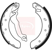Apec Brake Shoe Set Axle Kit SHU493