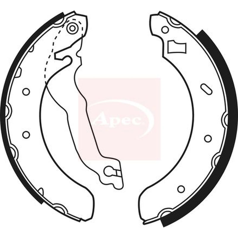 Apec Brake Shoe Set Axle Kit SHU493