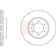 Apec 2 x Vented Front Brake Discs DSK3082