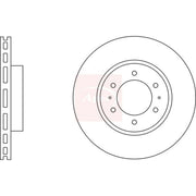 Apec 2 x Vented Front Brake Discs DSK3082