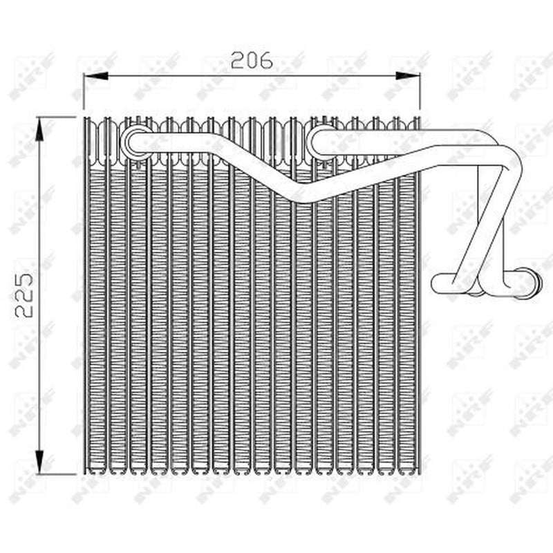 NRF Air Conditioning Evaporator 36095