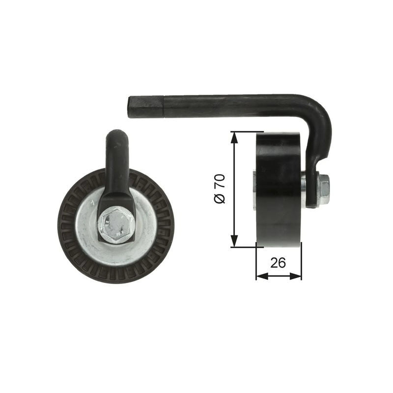 Gates Auxiliary Belt Tensioner T39012