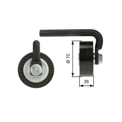 Gates Auxiliary Belt Tensioner T39012