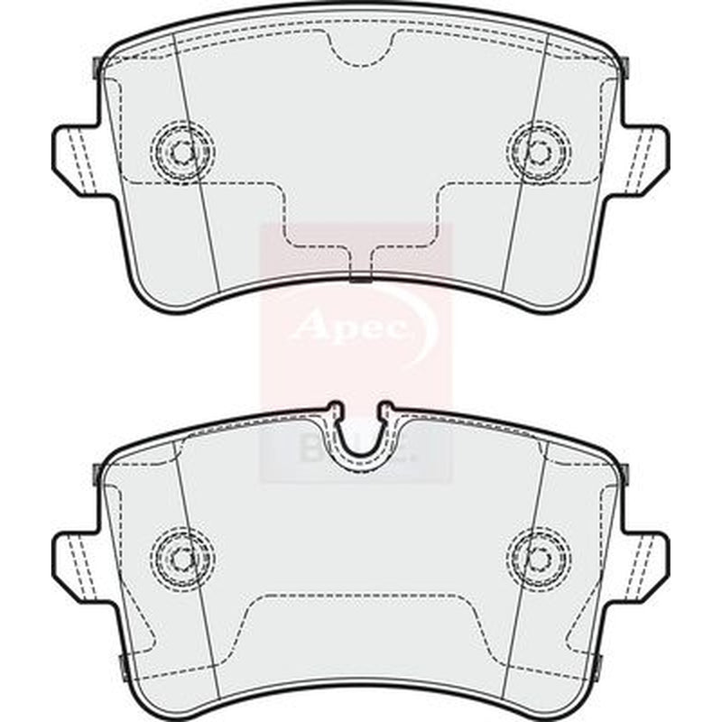 Apec Rear Brake Pad Set PD3827