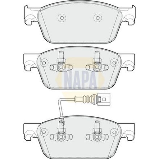 NAPA Front Brake Pad Set NBP1330