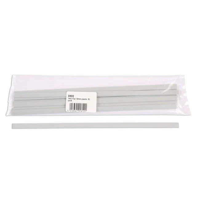 Power-TEC TPO Flat Plastic Strips 10mm 15pc - PPL