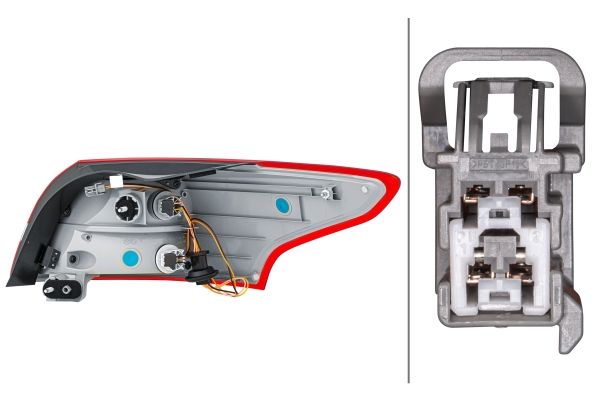 Hella 2SD 354 828-031 Tail Light Assembly