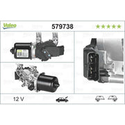 Valeo Front/Rear Wiper Motor Front 579738