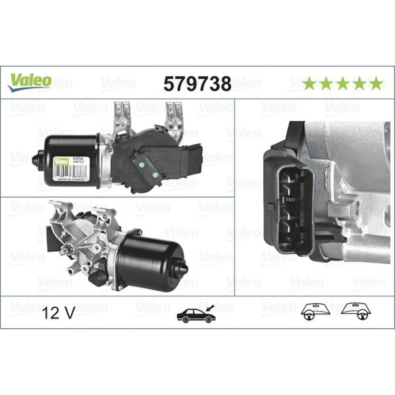 Valeo Front/Rear Wiper Motor Front 579738