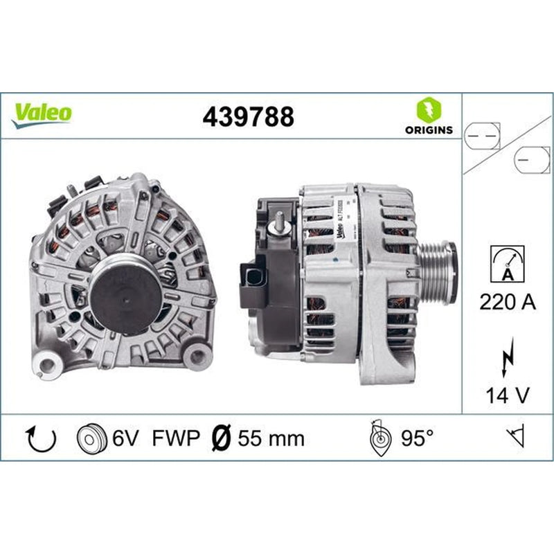 Valeo Car Alternator 12V 439788