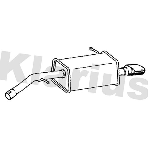 Klarius Box With Tail Pipe Rear PG967B