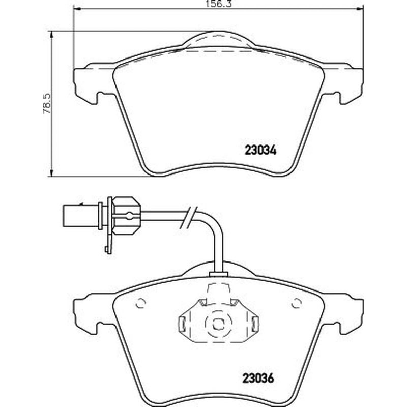 Mintex Front Brake Pad Set MDB1954