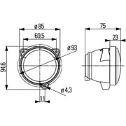 Hella Worklight High 1G0 996 176-031