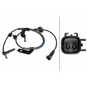 Hella ABS Wheel Speed Sensor Front 6PU 358 217-611