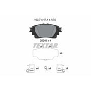 Textar Rear Brake Pad Set 2624501