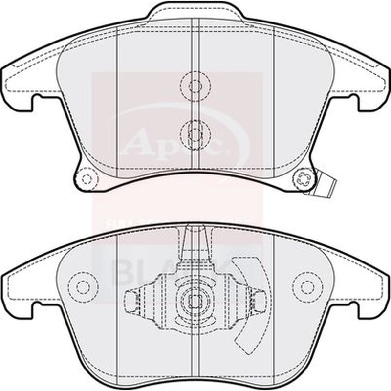 Apec Front Brake Pad Set PAD2070B