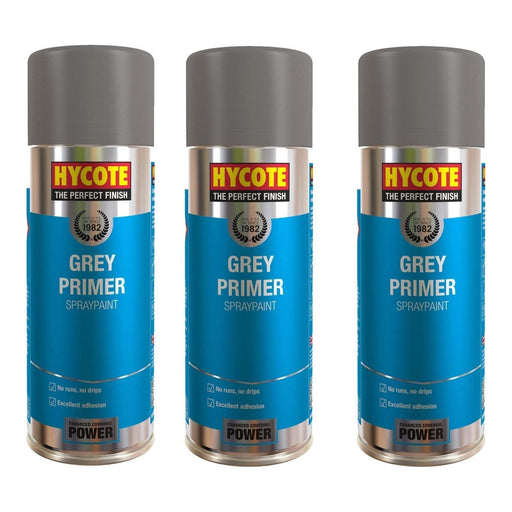 3x Hycote XUK03015 Grey Primer 400ml C/O Hycote  - Town Parts
