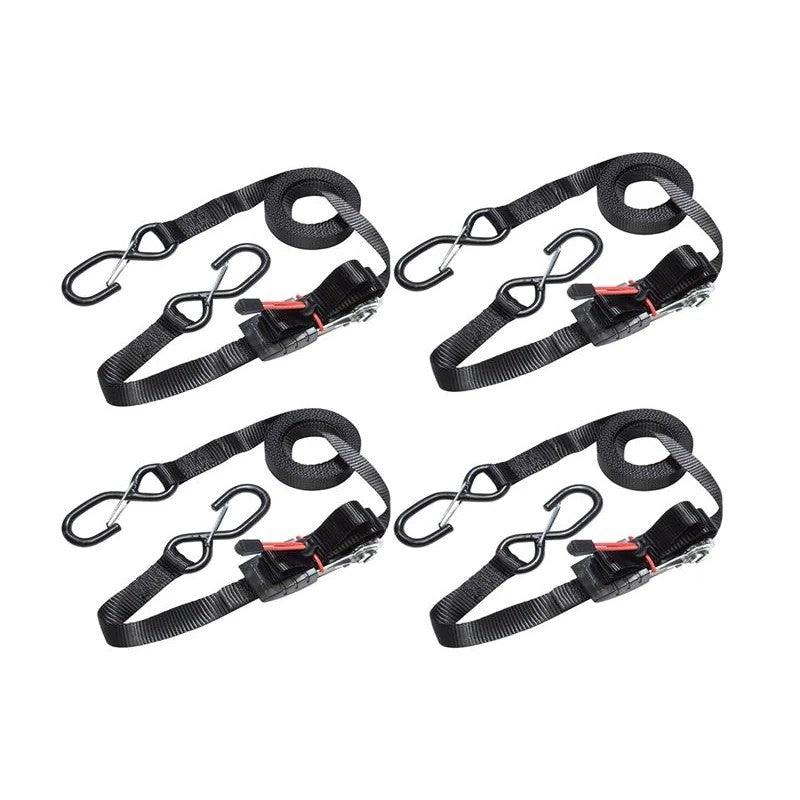 Master Lock Ratchet Tie-Down S-Hooks 4.25m 4 Piece - 3056EURDAT