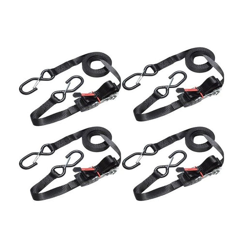 Master Lock Ratchet Tie-Down S-Hooks 4.25m 4 Piece - 3056EURDAT