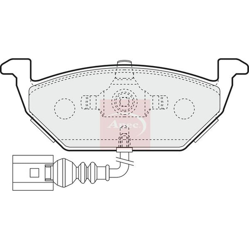 Apec Front Brake Pad Set PAD1129