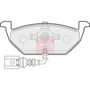 Apec Front Brake Pad Set PAD1129