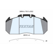 Textar Rear Brake Pad Set 2913111