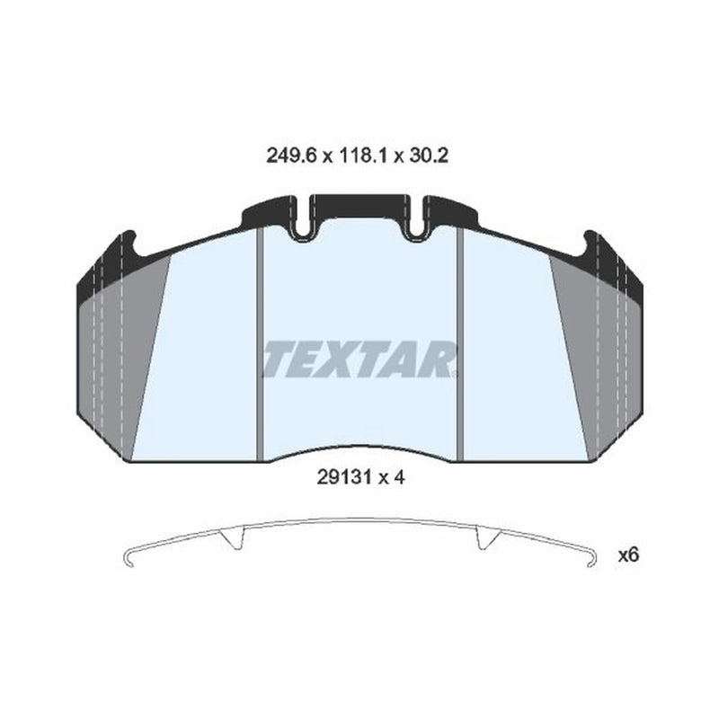 Textar Rear Brake Pad Set 2913111