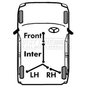 First Line Handbrake Cable Left Rear FKB3109