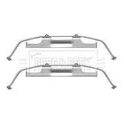 Borg & Beck Brake Pad Accessory Fitting Kit Front BBK1235