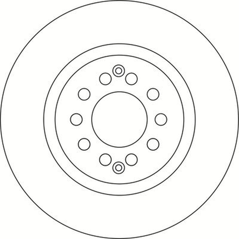Abtex 2 x Vented Front Brake Discs BD2192V
