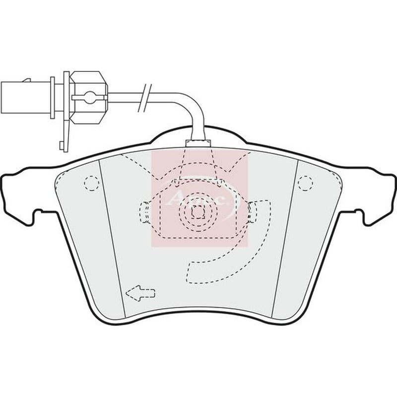 Apec Front Brake Pad Set PAD1323