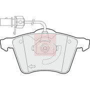 Apec Front Brake Pad Set PAD1323