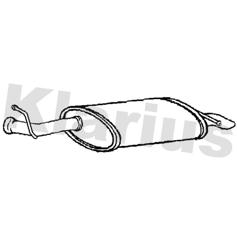 Klarius Box With Tail Pipe Rear PG726E
