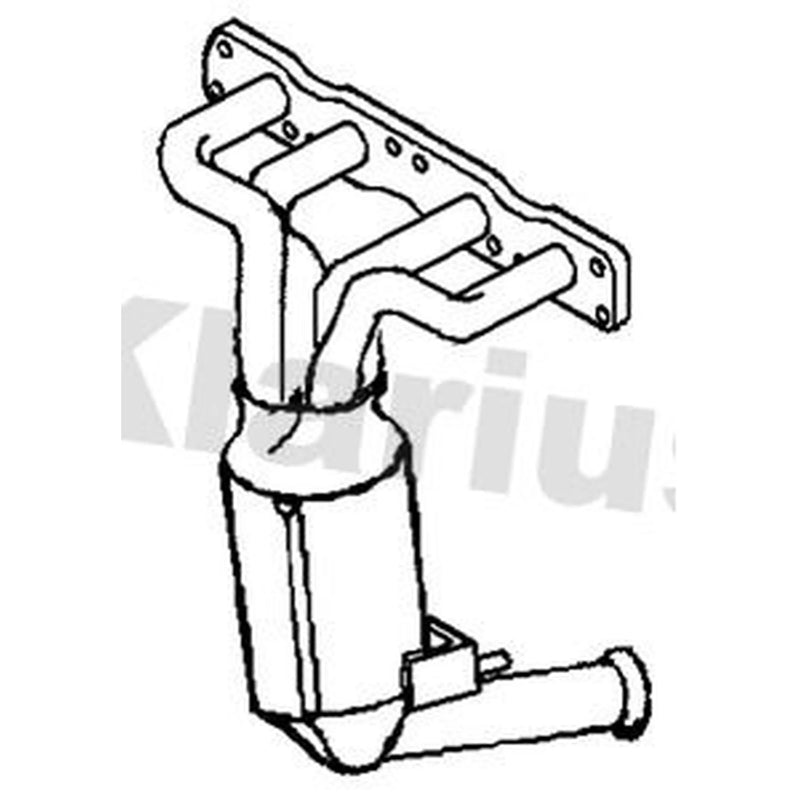 Klarius Catalyst Type Approved With Pipe 323710 18407559400 323710