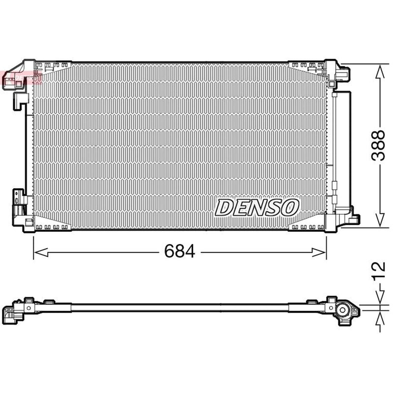 Denso Air Conditioning Condenser DCN50119