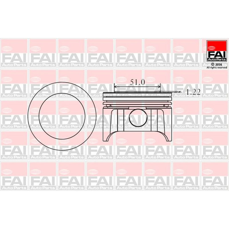 FAI Piston Cylinder Bore = PK9-000