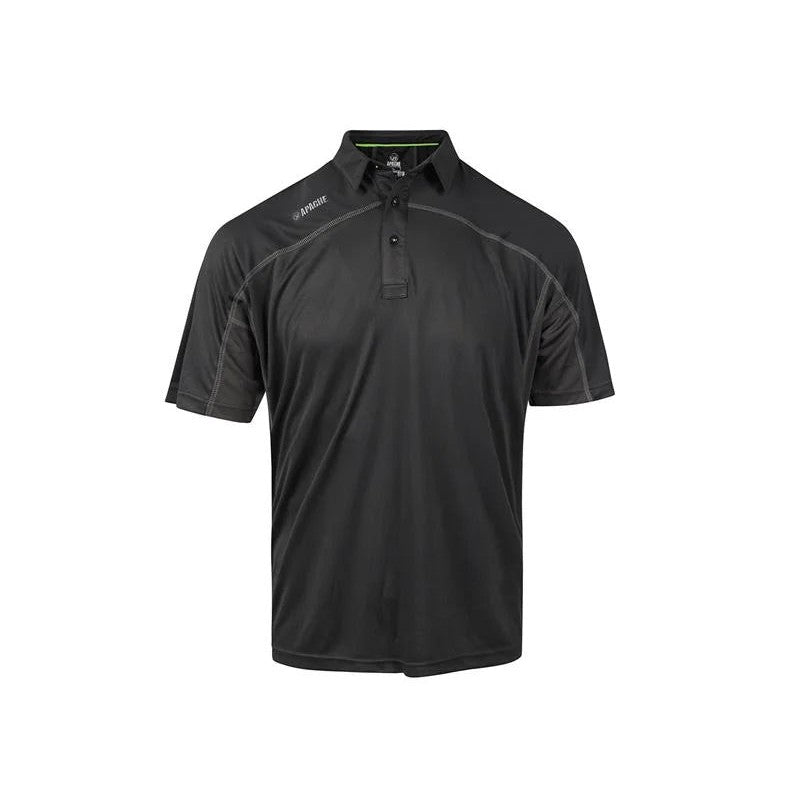 Apache Langley Black Performance Polo Shirt - XXL (47/49in) - LANGLEY XXL
