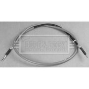 Borg & Beck Handbrake Cable Left Rear BKB2465