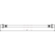 Apec Brake Hydraulic Hose Line Rear HOS3803