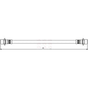 Apec Brake Hydraulic Hose Line Rear HOS3803