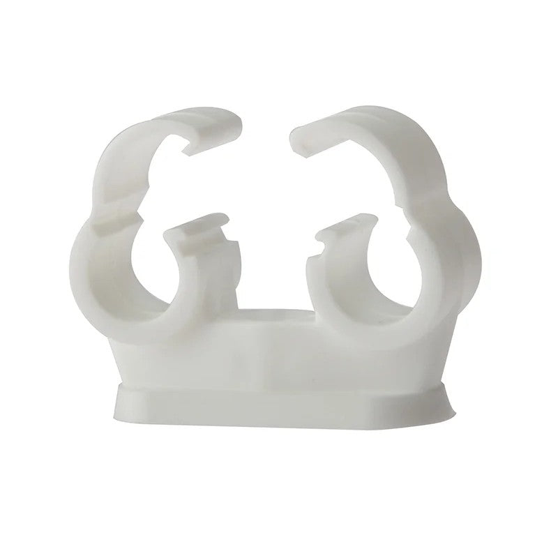 ForgeFix Pipe Clip Double Cliplock 15mm Box 50 - PCDC15