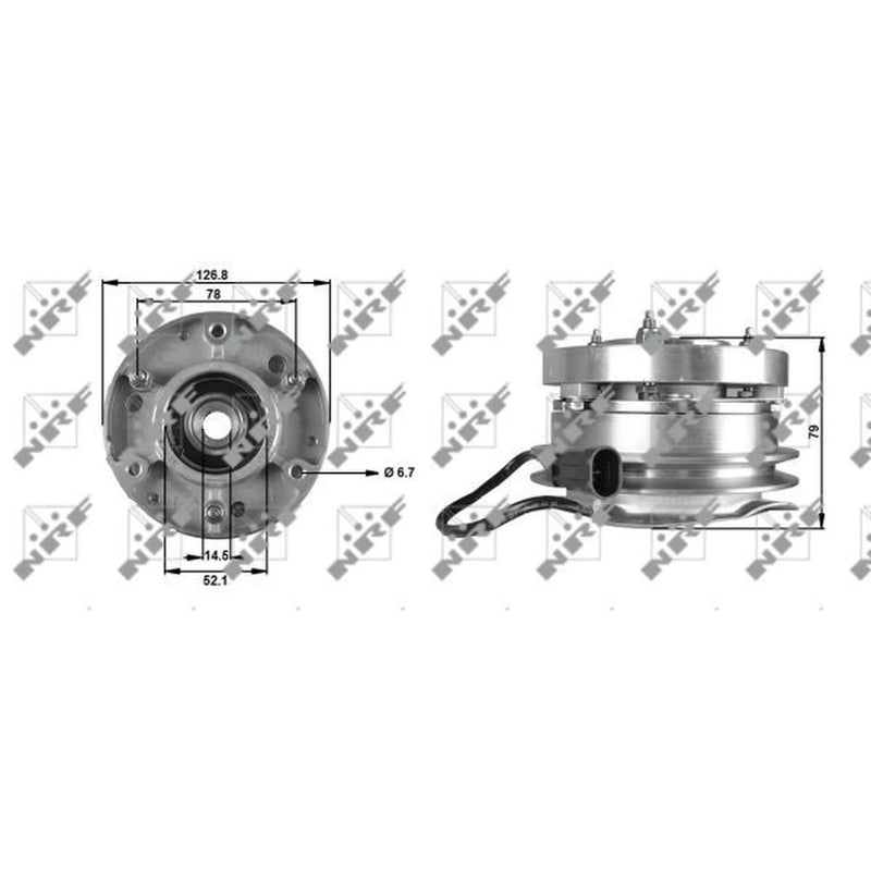 NRF Radiator Fan Clutch 49700